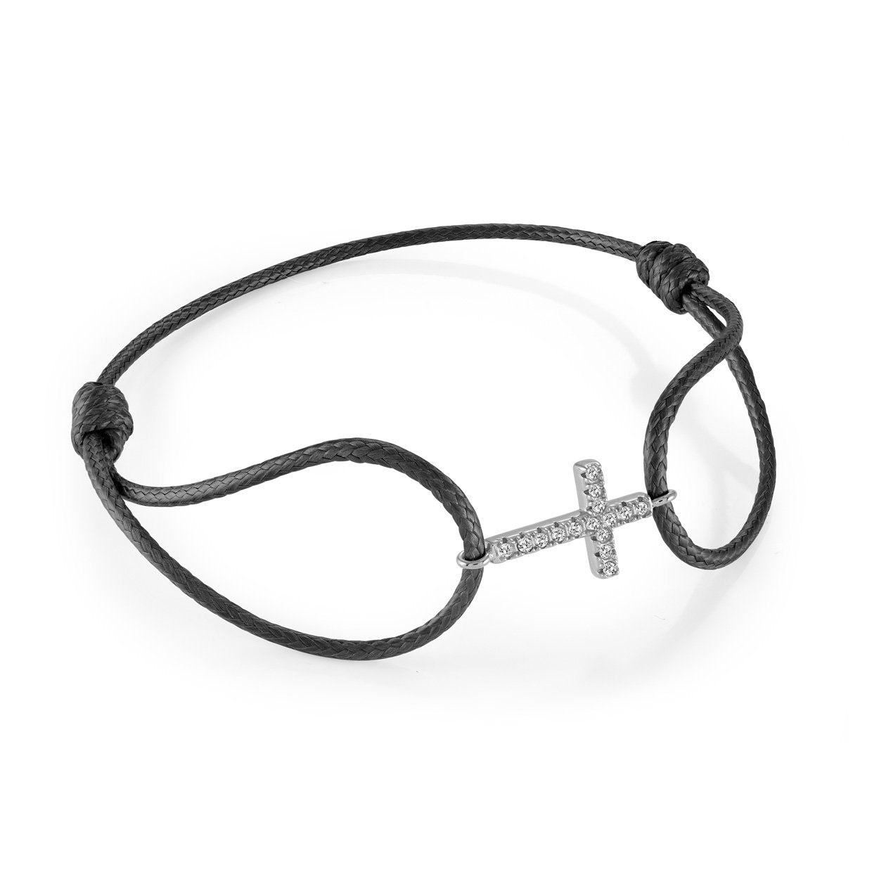 CROSS CORD-BRACELET