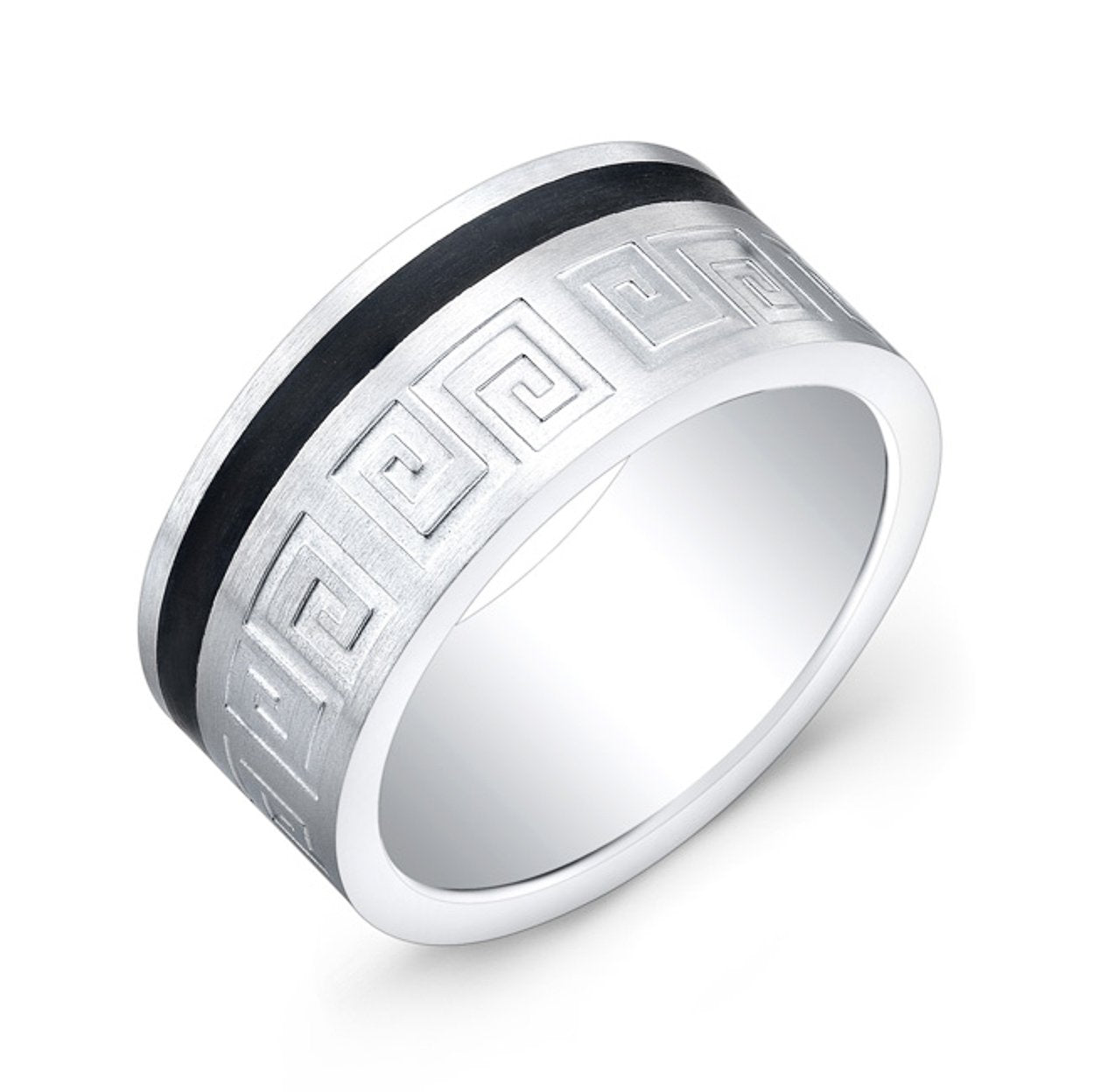 BLACK IP GREEK KEY