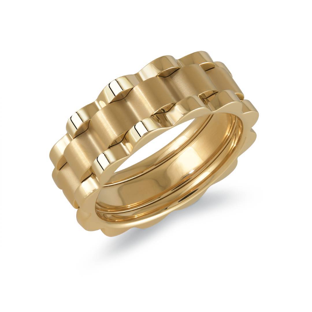 8MM WATCH LINK RING