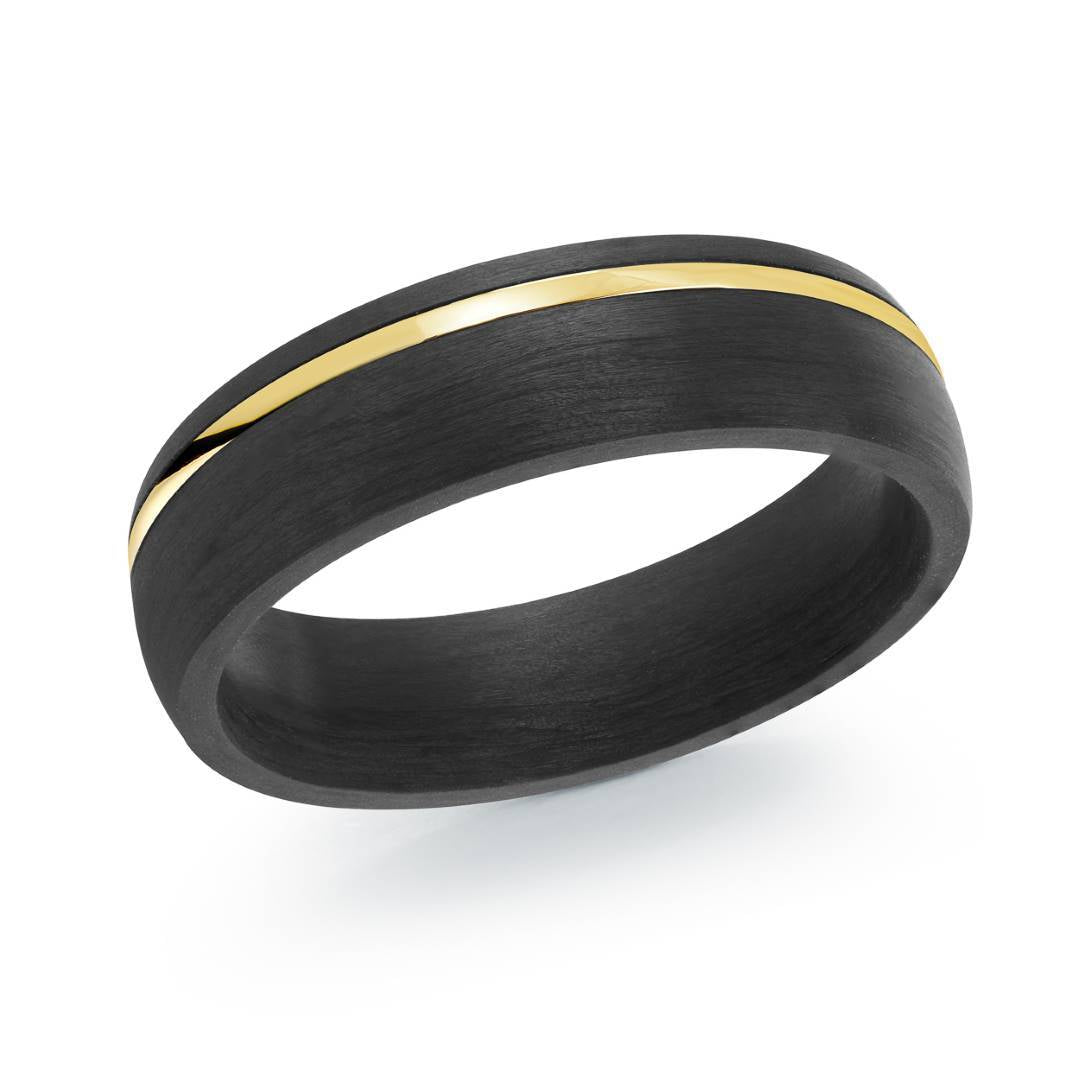 6MM LINED CARBON FIBRE BAND