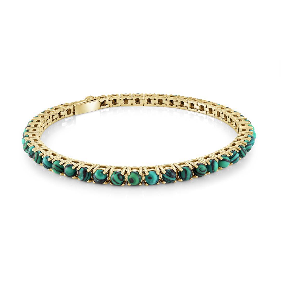 4MM AGATE TENNIS BRACELET