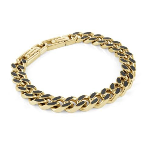 9.4MM CURB & CARBON FIBRE BRACELET
