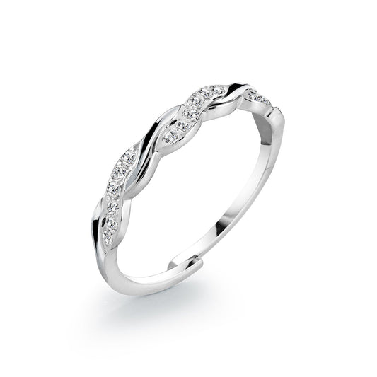 CZ TWIST RING