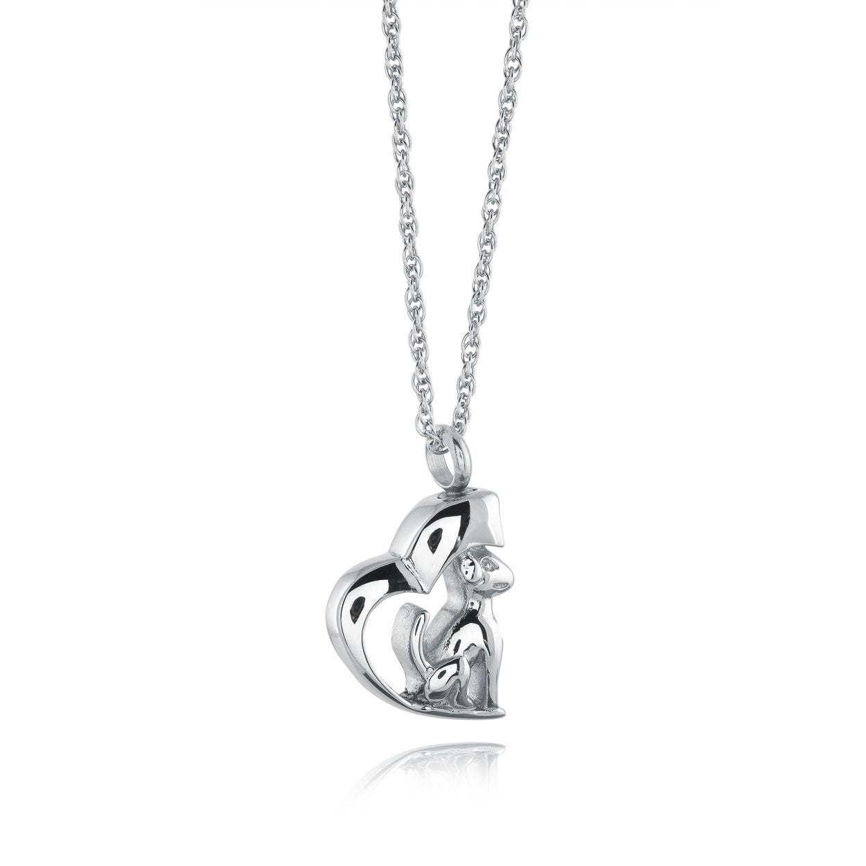 DOG HEART URN PENDANT