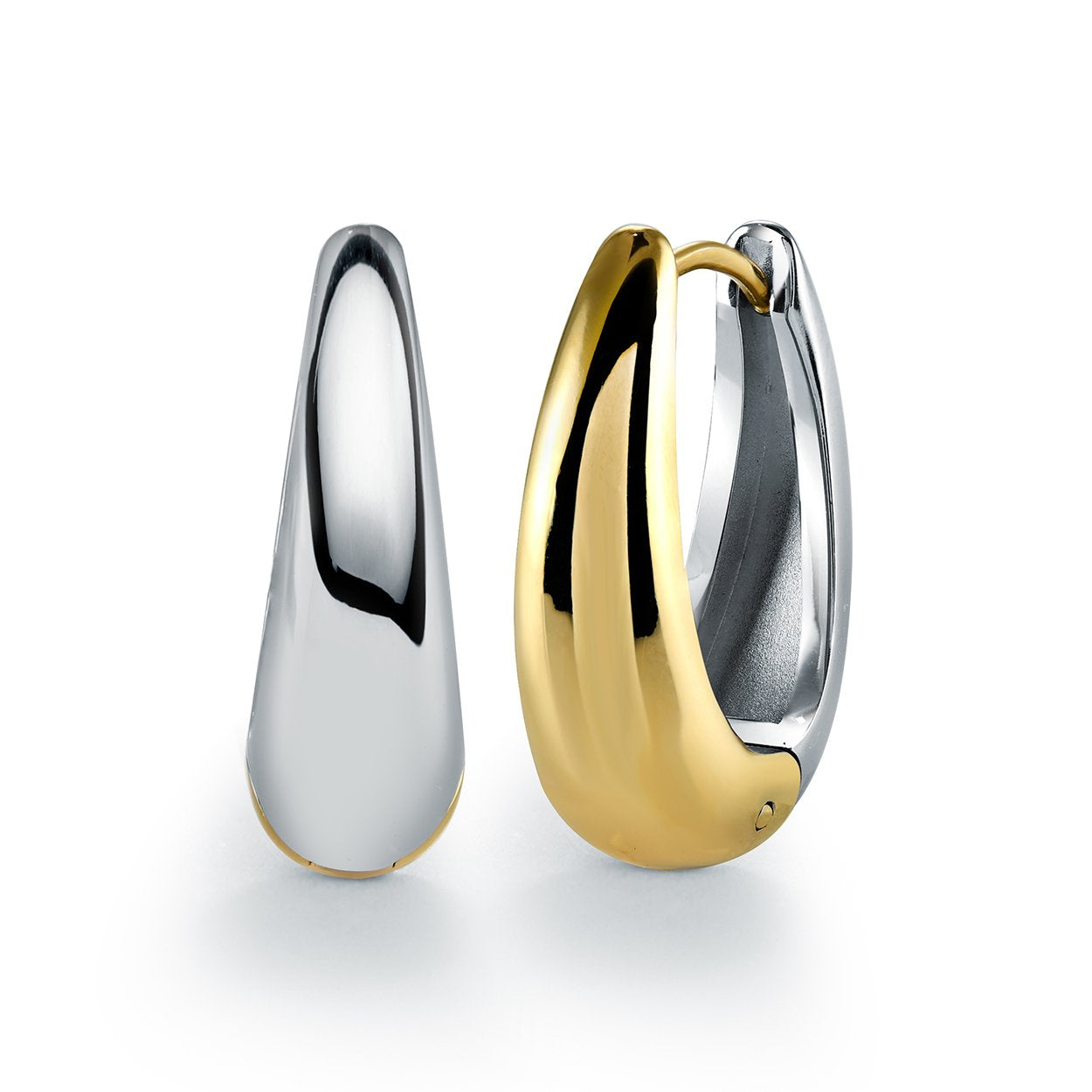 22MM-OVAL 2-TONE HOOPS