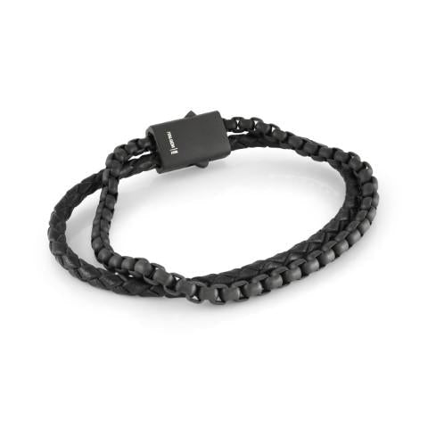 12.2MM BOX & LEATHER BRACELET