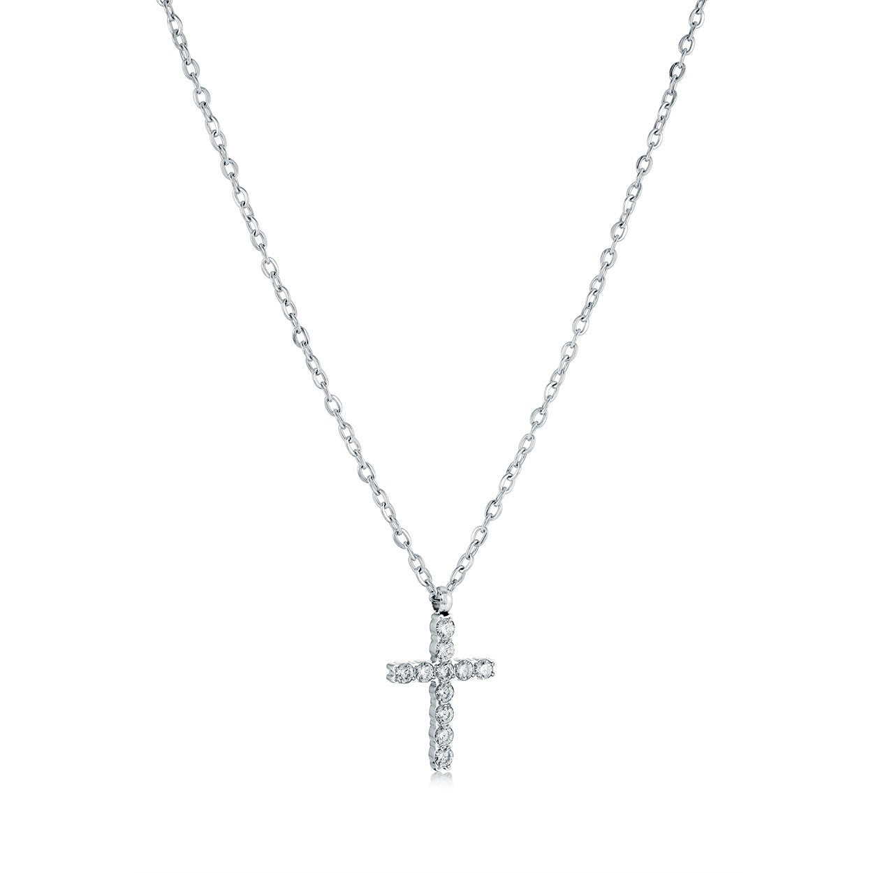 CZ CROSS PENDANT