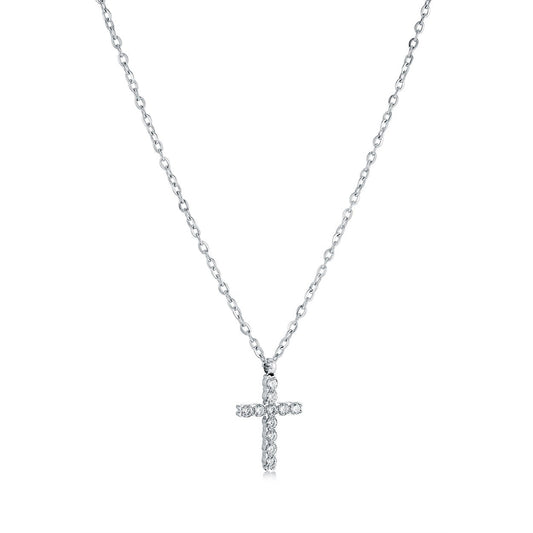 CZ CROSS PENDANT