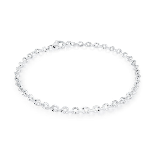 4MM SPARKLE ANKLET