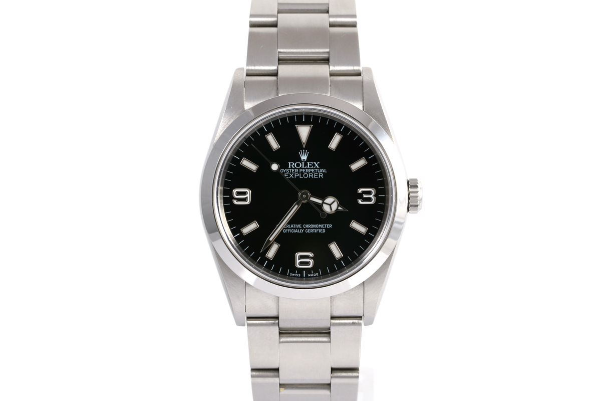 2005 Rolex Explorer 36mm - 114270 (Black)