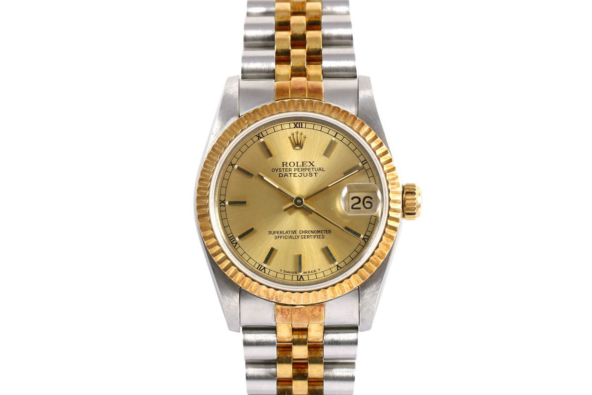 1990 Rolex Datejust 31mm - 68273 (Champagne)