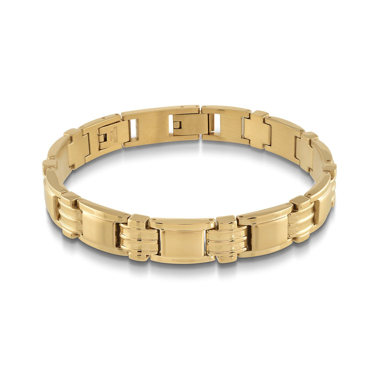 11MM BRUSHED LINK BRACELET