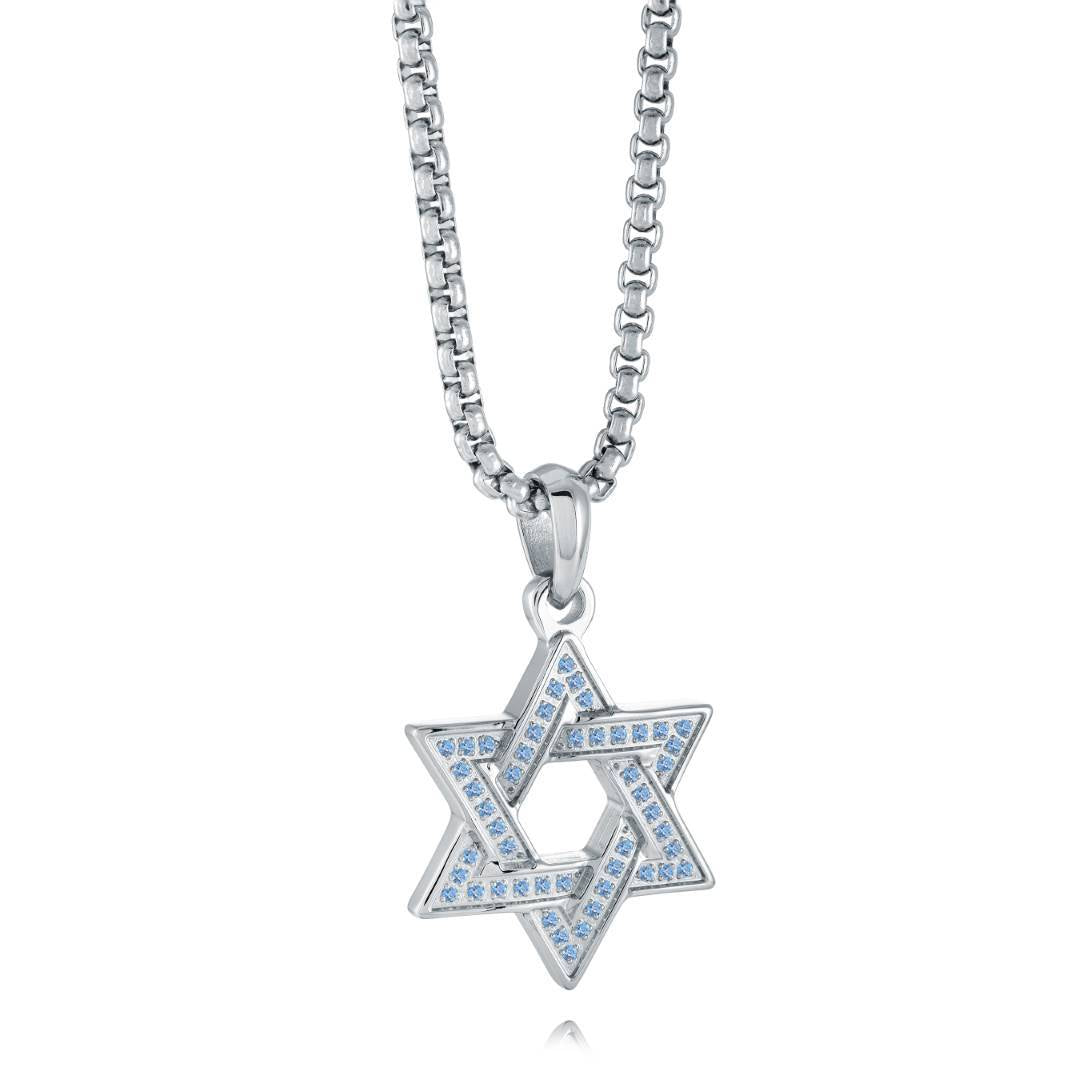 CZ STAR OF DAVID PENDANT