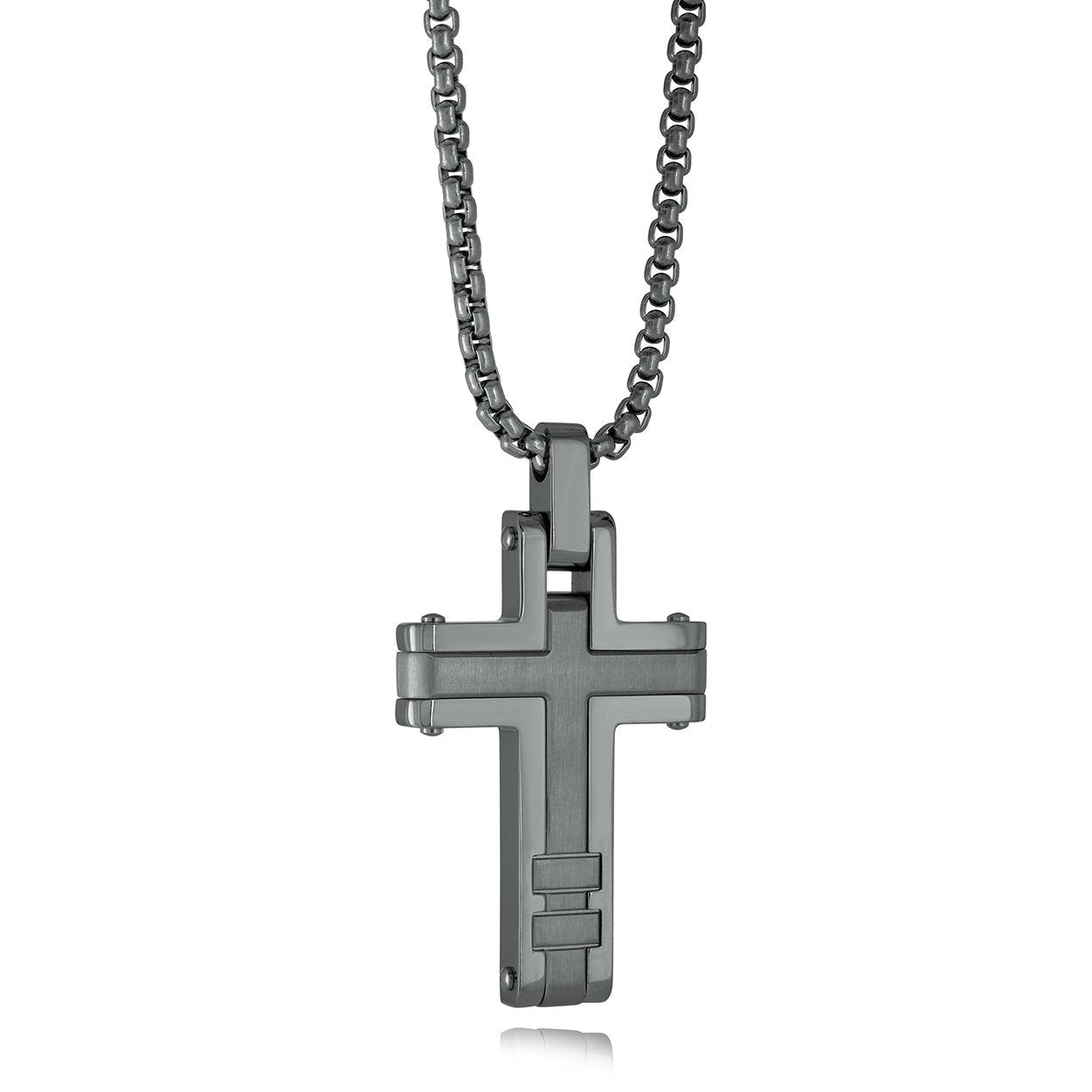 BRUSHED/POLISHED CROSS