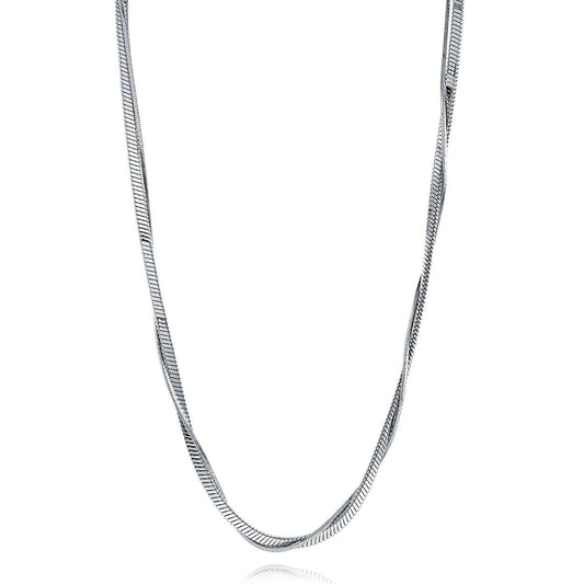 DOUBLE SNAKE NECKLACE
