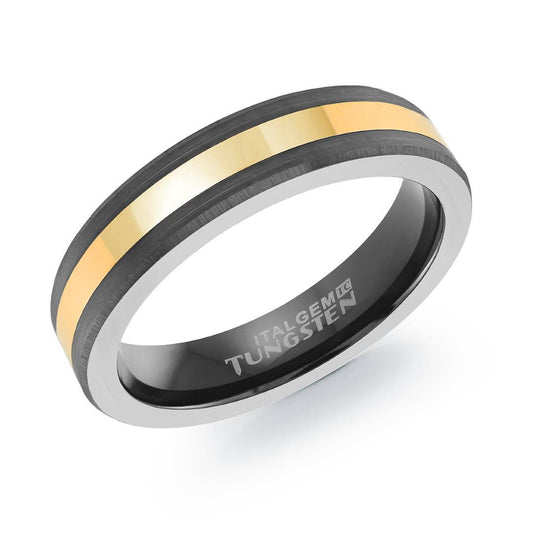 5MM TUNGSTEN POLISHED CENTRE BAND