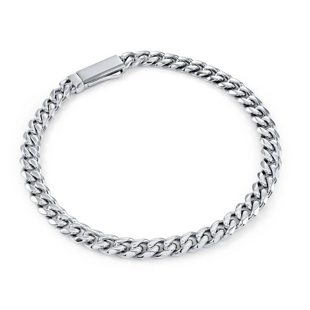4.6MM CURB KEY-CLASP BRACELET