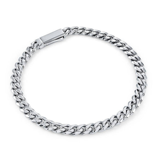 4.6MM CURB KEY-CLASP BRACELET
