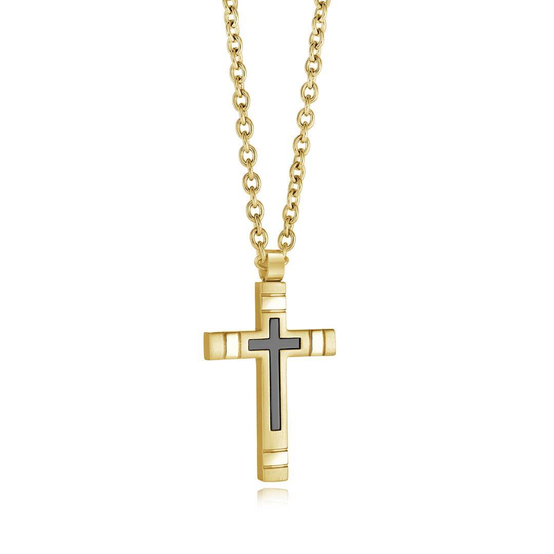 BLACK CENTRE CROSS