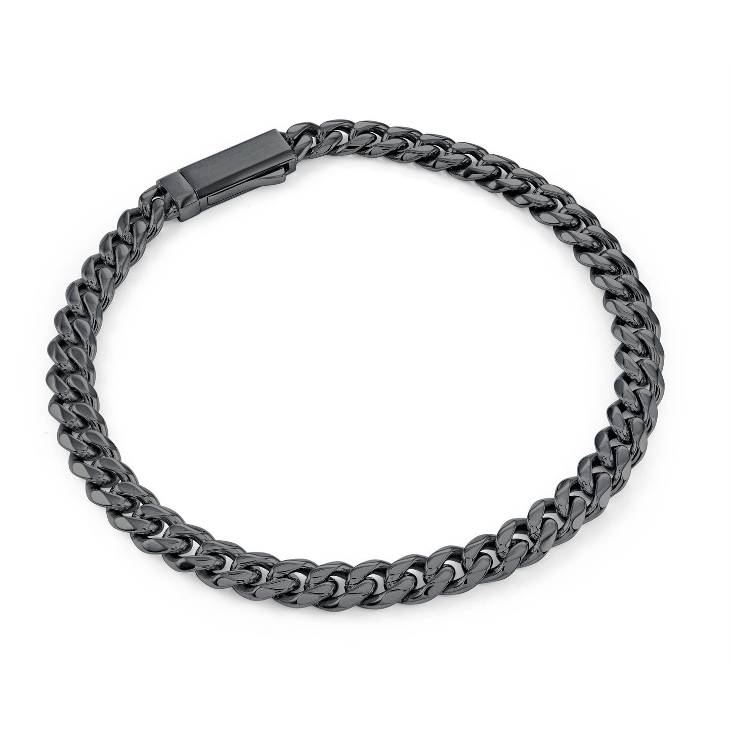 4.6MM CURB KEY-CLASP BRACELET