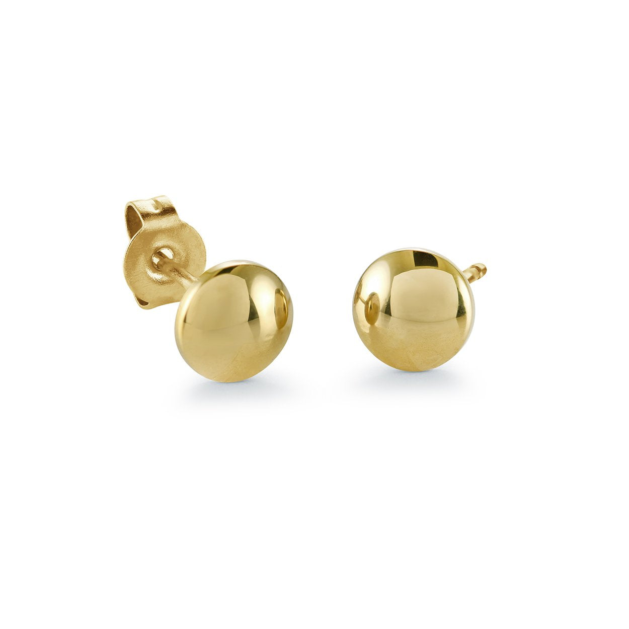 6MM PUFF CIRCLE STUDS