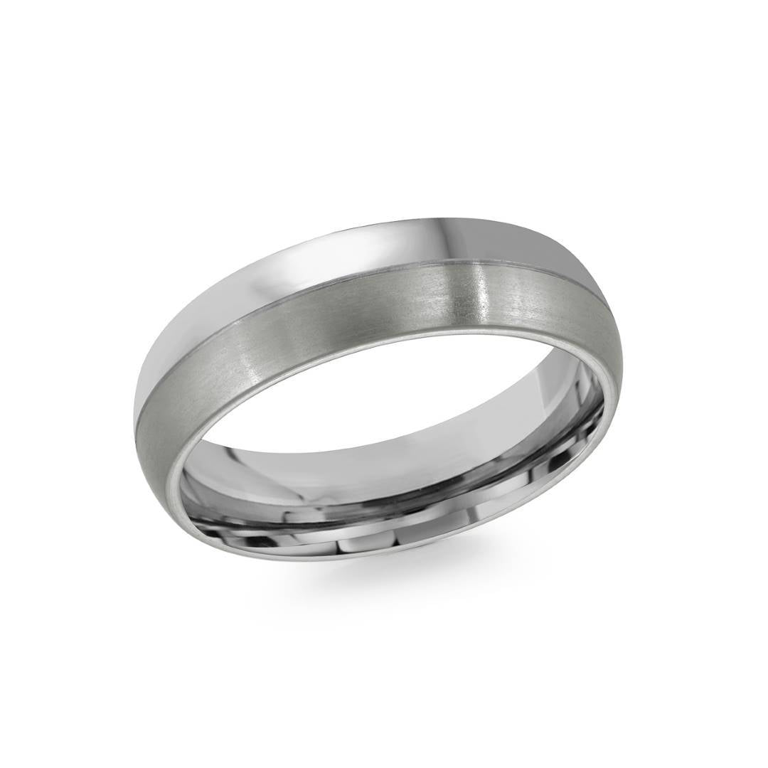 6MM POLISHED TITANIUM BAND