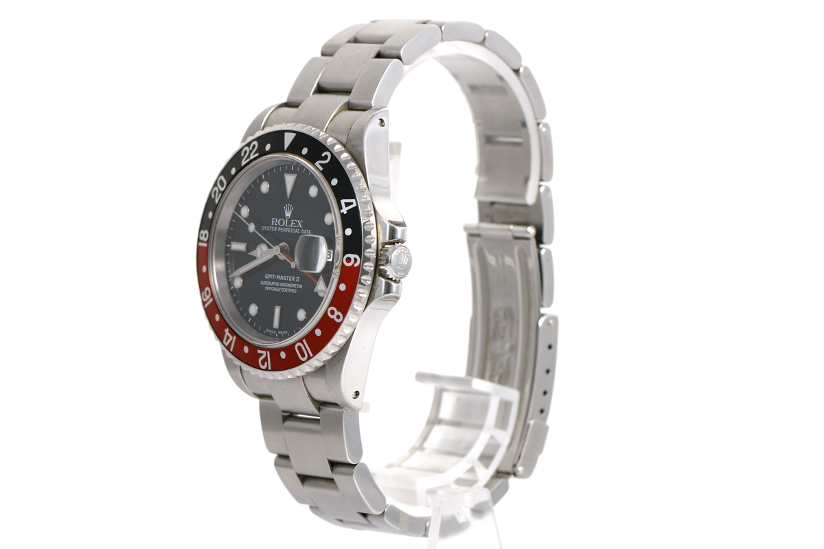 1999 Rolex GMT-Master II 40mm Solid End Links - 16710 (Coke)