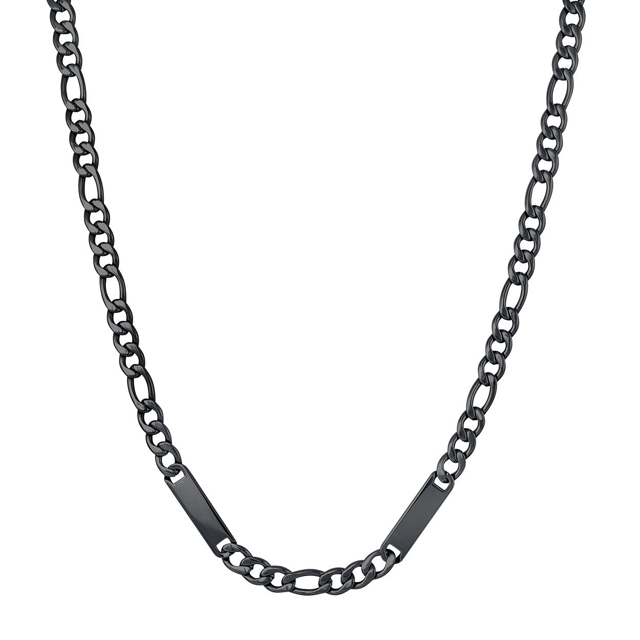 6MM ENGRAVABLE FIGARO CHAIN
