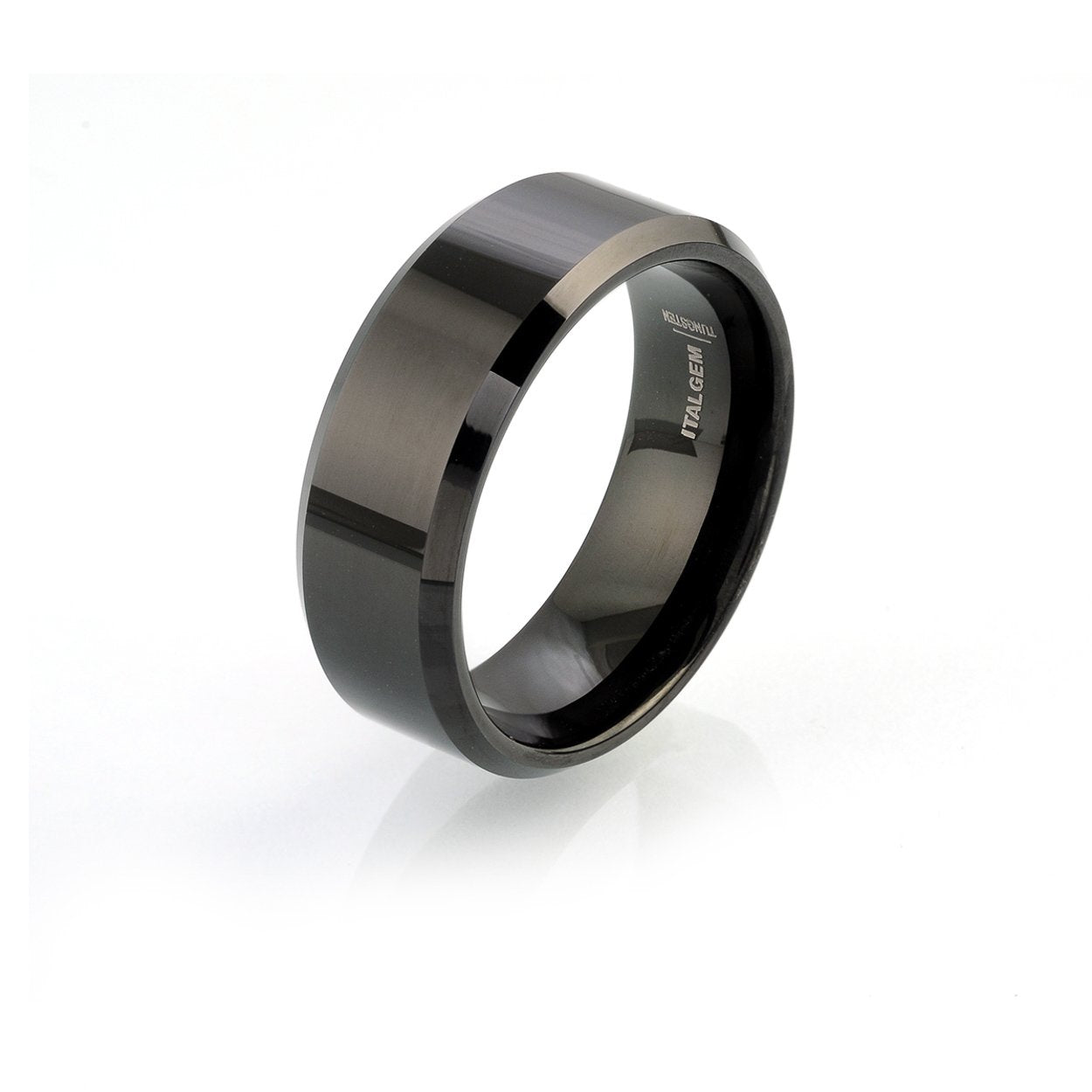 8MM POLISHED TUNGSTEN BAND