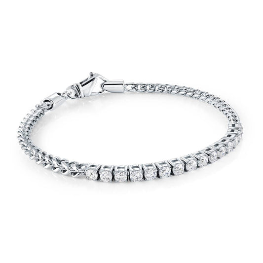 3.3MM-FRANCO TENNIS BRACELET