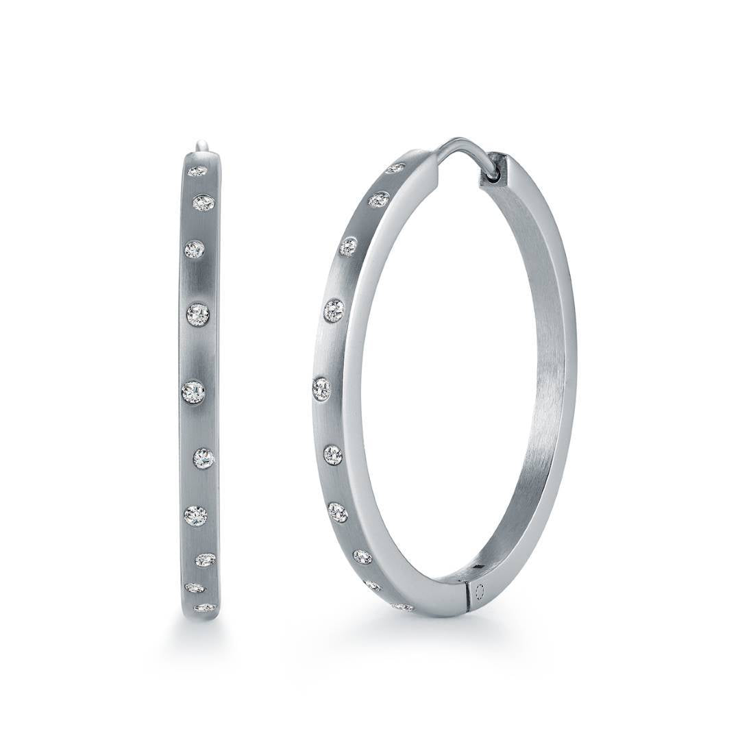 29.5MM CZ HOOPS