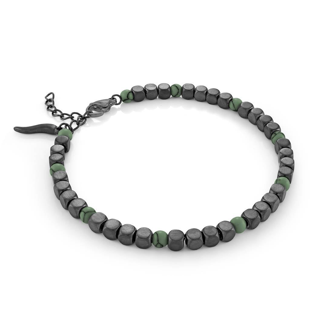 CUBE & GEMSTONE BRACELET