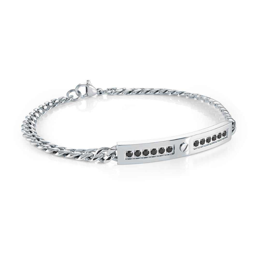 4.6MM-CURB ID-PLATE BRACELET