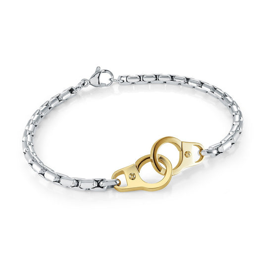 3.8MM HANDCUFF-CLASP BRACELET