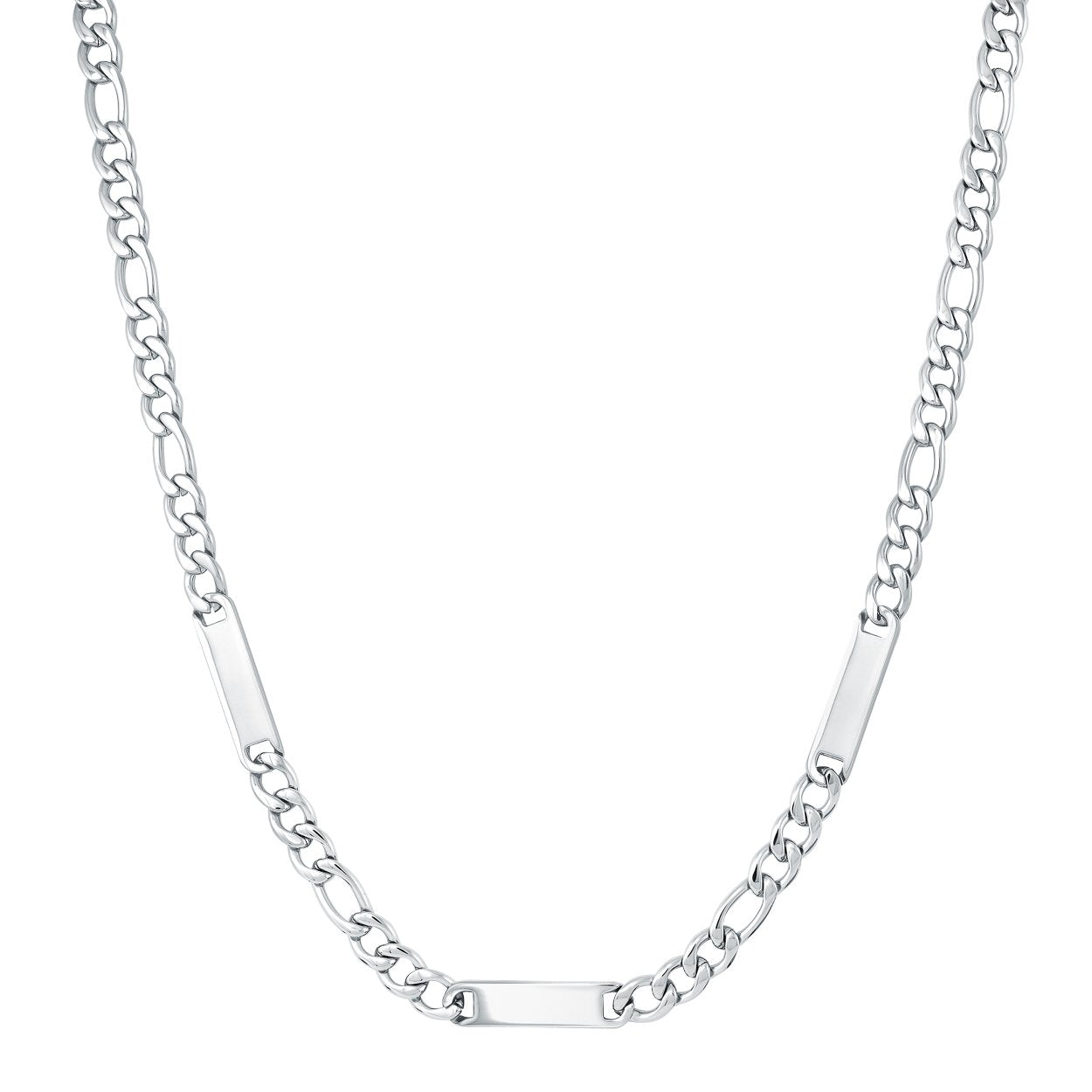 6MM ENGRAVABLE FIGARO CHAIN