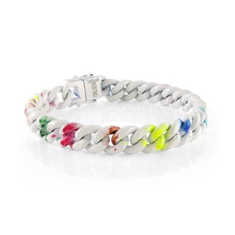 8MM GRAFFITTI CANDY CUBAN BRACELET
