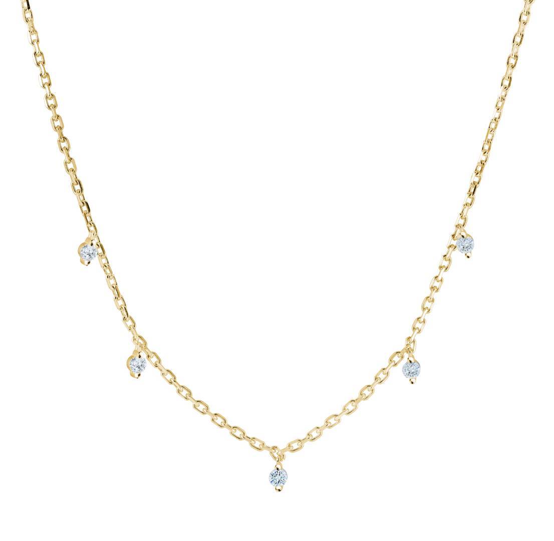 CZ STATION NECKLACE