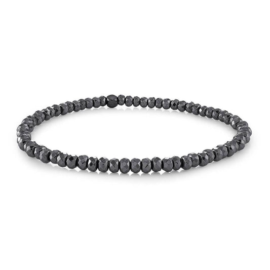 4MM HEMATITE STRETCH BRACELET