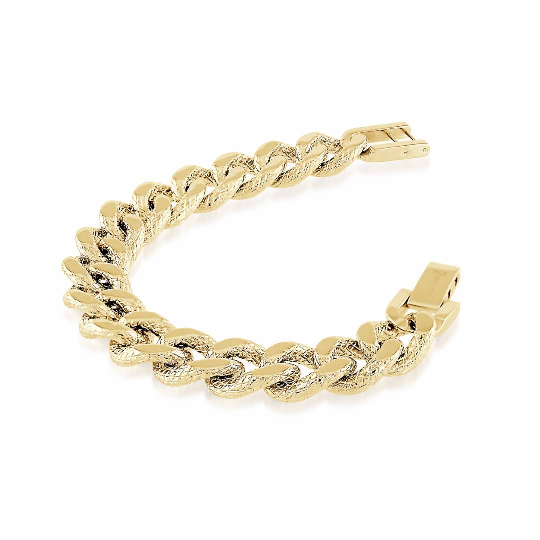 15MM EDGED CURB BRACELET