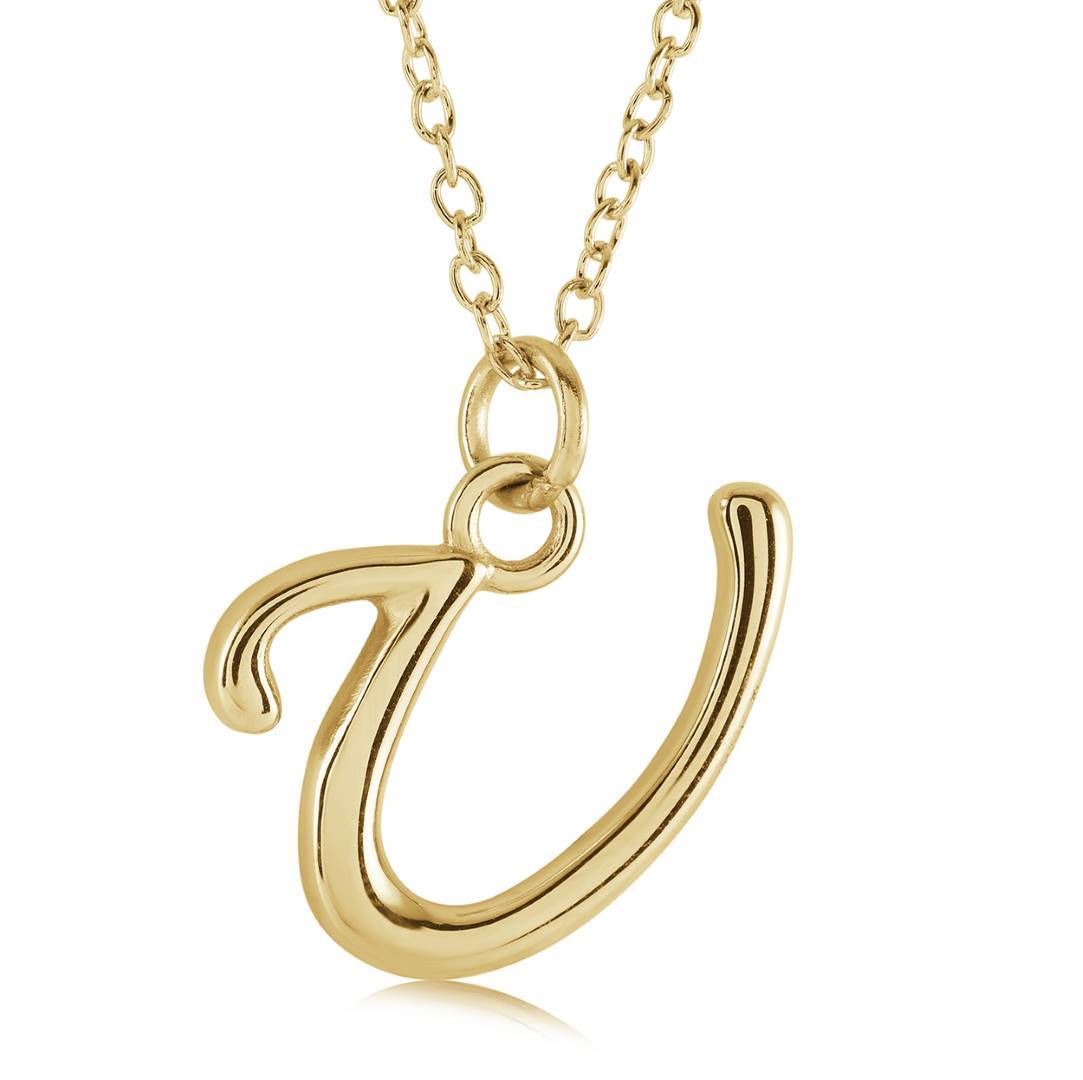 CURSIVE INITIAL NECKLACE