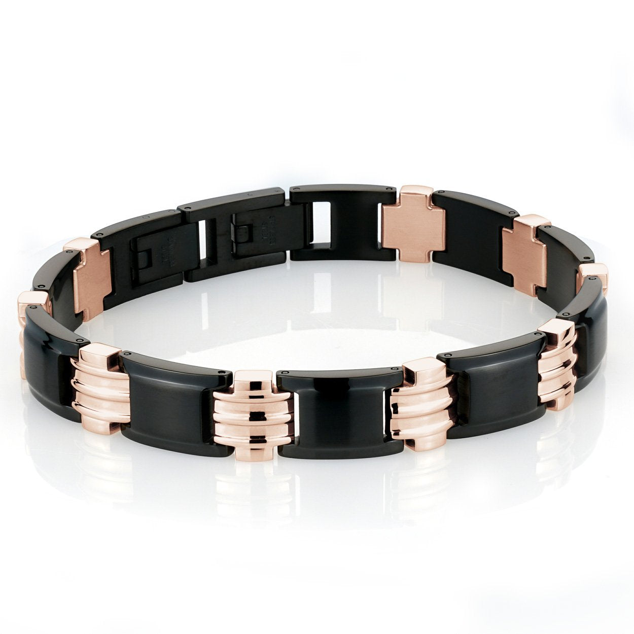 11MM BRUSHED LINK BRACELET