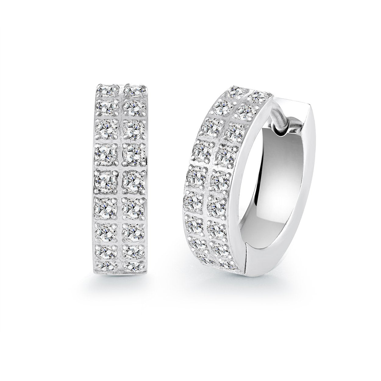 16MM DOUBLE ROW CZ HUGGIES