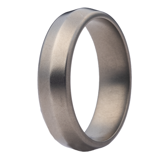 Titanium Knife Edge Matte Finish Ring - 2-3 Week Delivery
