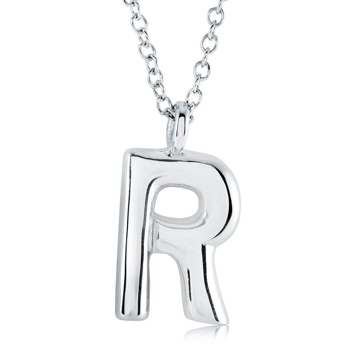 BUBBLE INITIAL NECKLACE