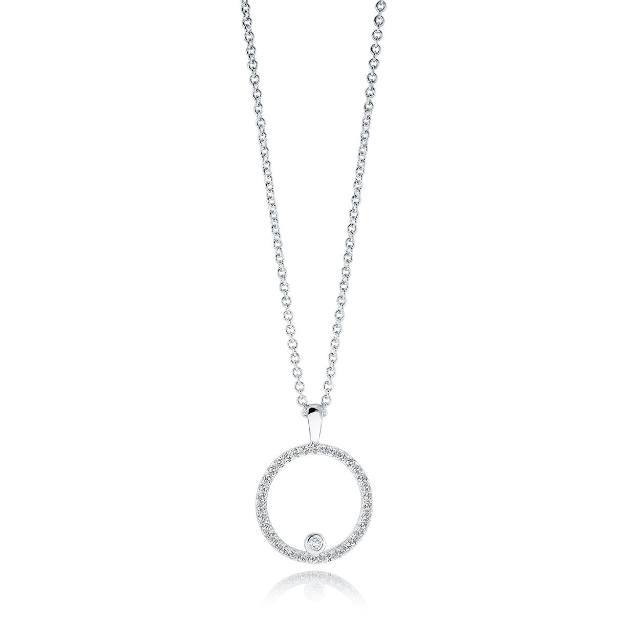 CZ CIRCLE PENDANT