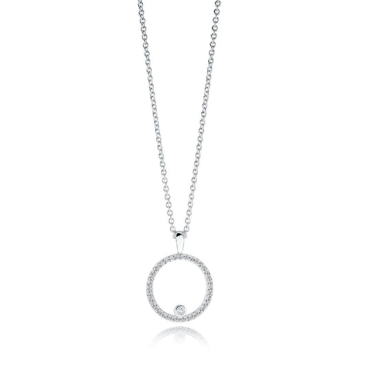 CZ CIRCLE PENDANT