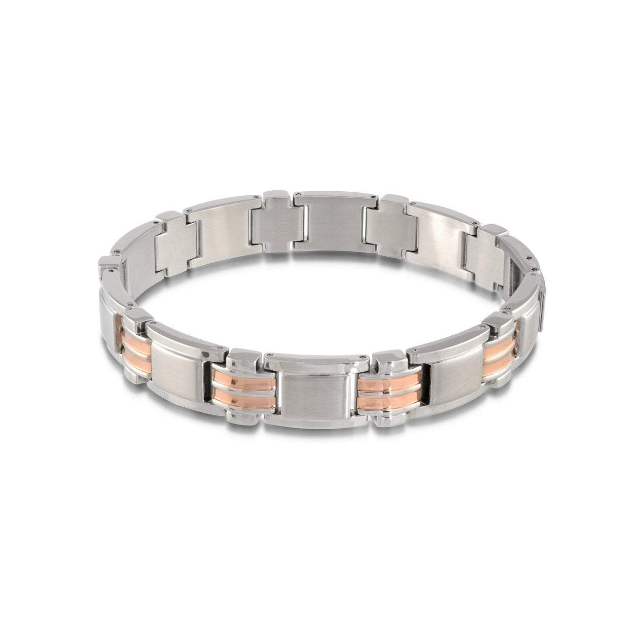 11MM BRUSHED LINK BRACELET