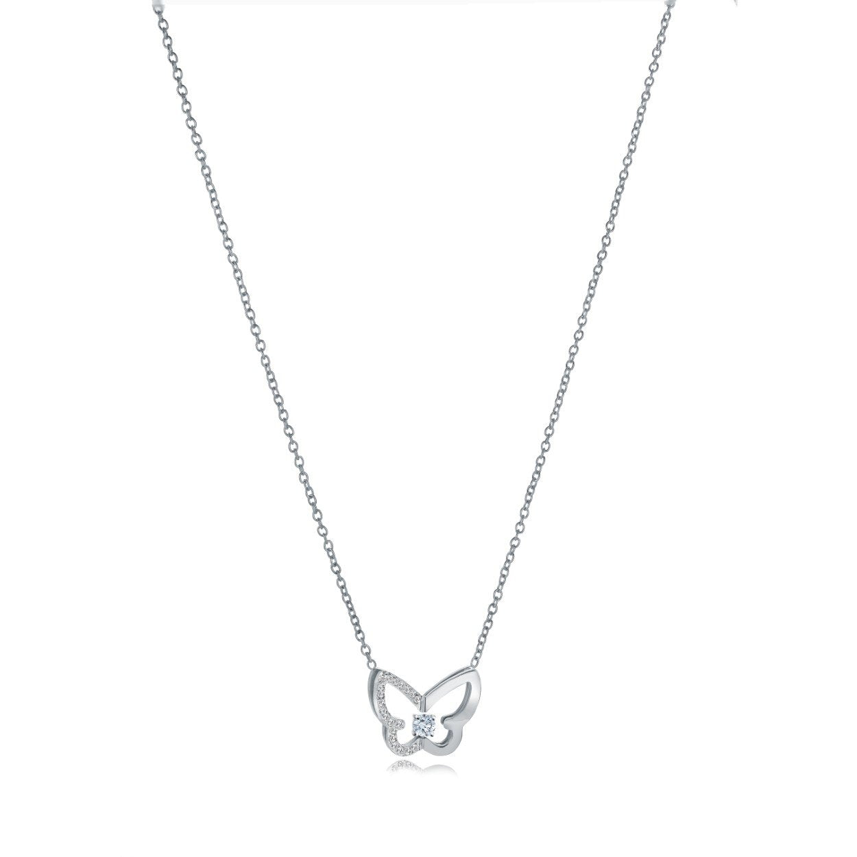 CZ BUTTERFLY PENDANT