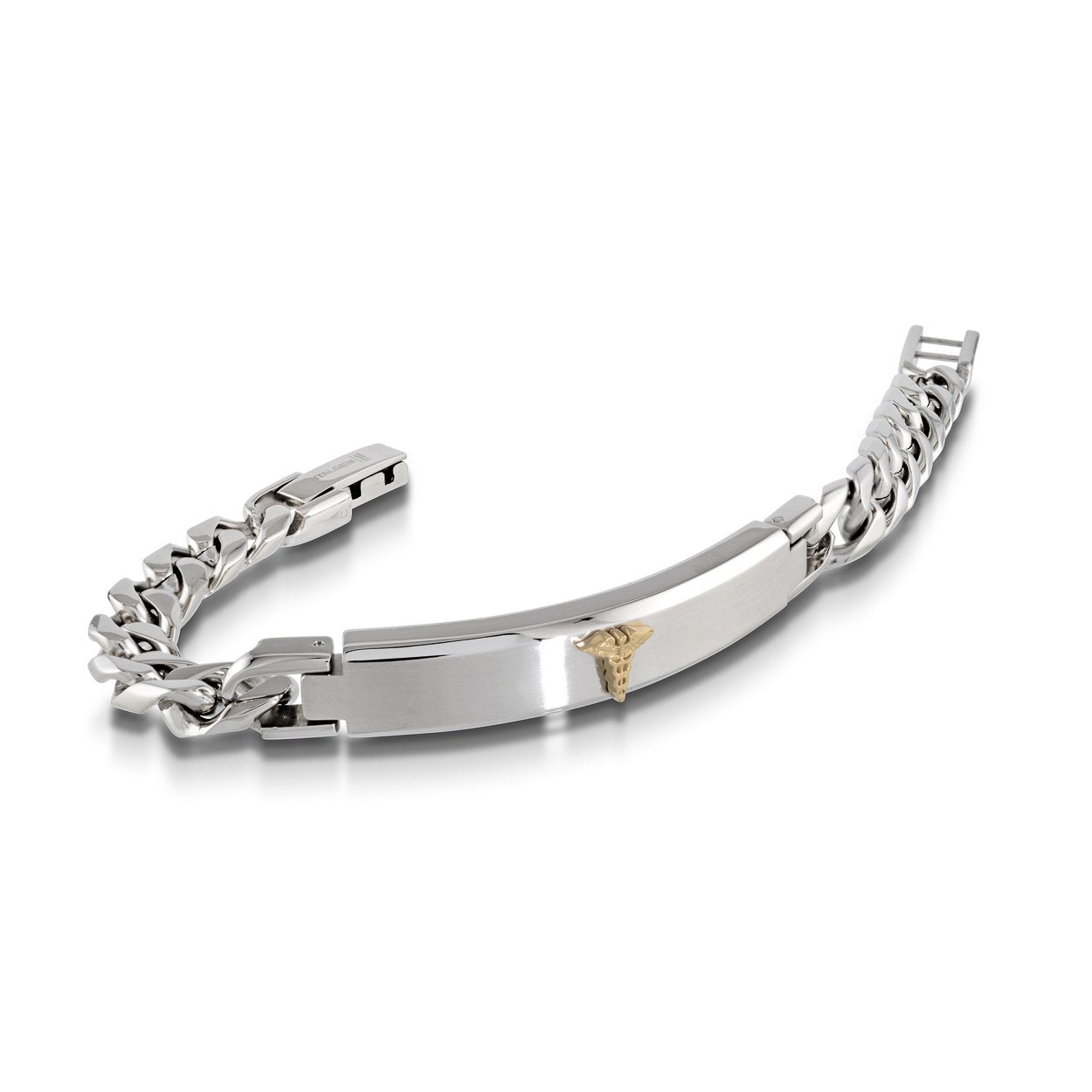 9MM CURB LINK MEDIC ALERT BRACELET