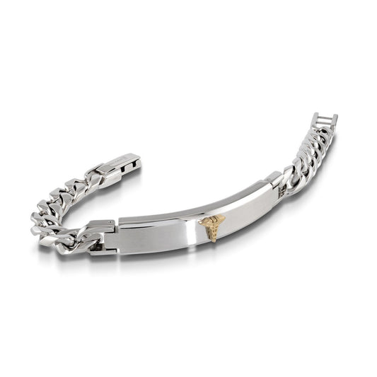 9MM CURB LINK MEDIC ALERT BRACELET